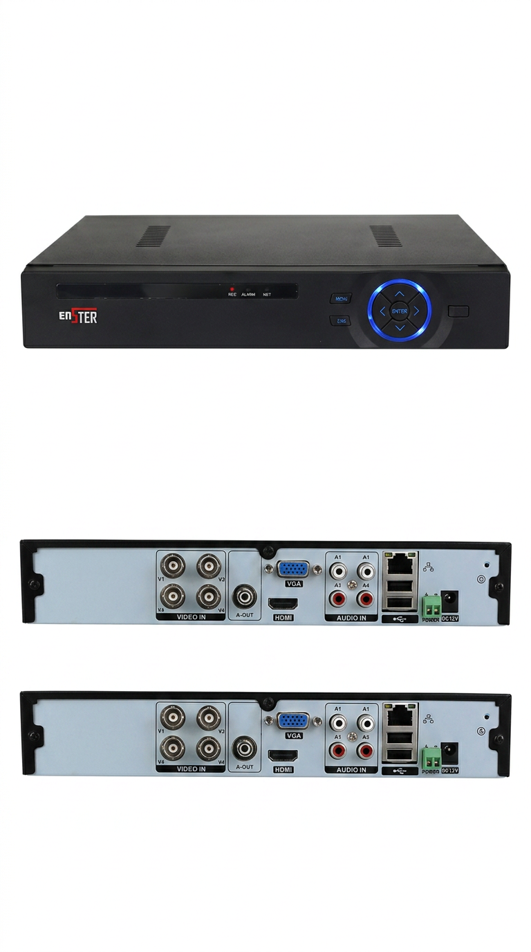 4-Channel Hybrid 1080P DVR